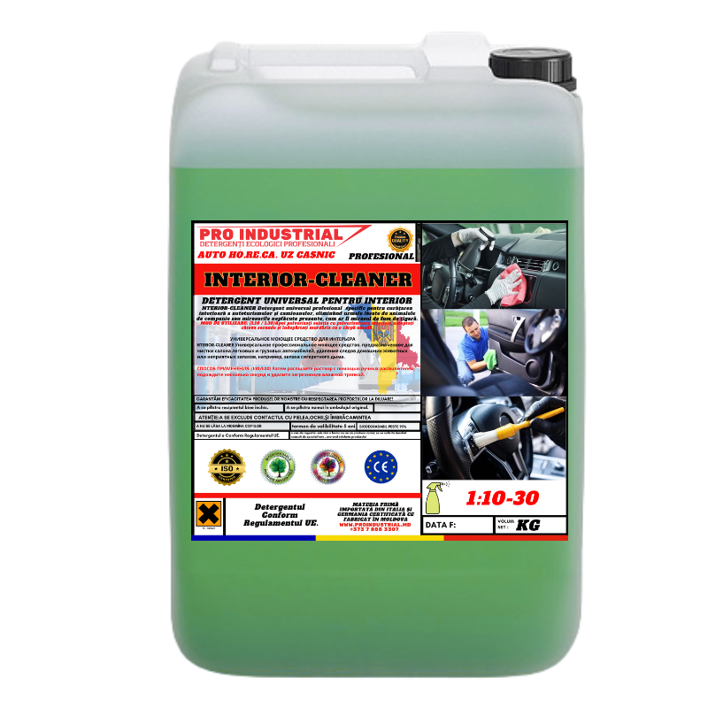  Detergent Universal Parfumat pentru Interior Auto PH 11.5(Pentru preț şi cantitate angro Contactați-ne)